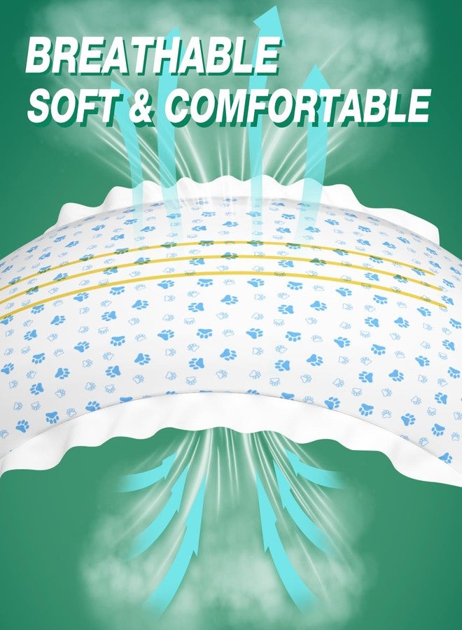 Pet Soft Disposable Dog Dipaers - Male Dog Wraps Wetness Indicator, Ultra Absorbent Puppy Diapers Male for Excitable Urination or Incontinence, 24pcs Small - Image 5